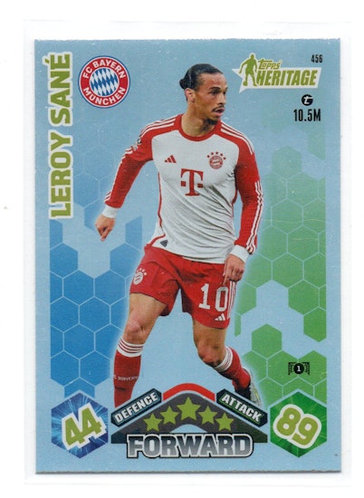2023-24 Topps Heritage #456 Leroy Sane (10-Q11-BAYERNMUNCHEN)