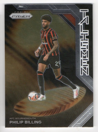 2023-24 Panini Prizm English Premier League Talismen #15 Philip Billing (10-D3-BOURNEMOUTH)