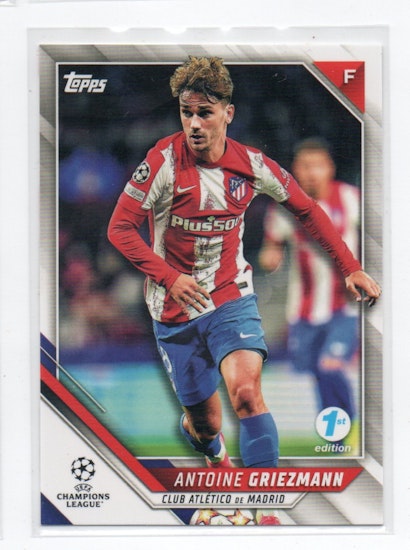 2021-22 Topps UEFA Champions League 1st Edition #88 Antoine Griezmann (10-Q10-ATLETICOMADRID)