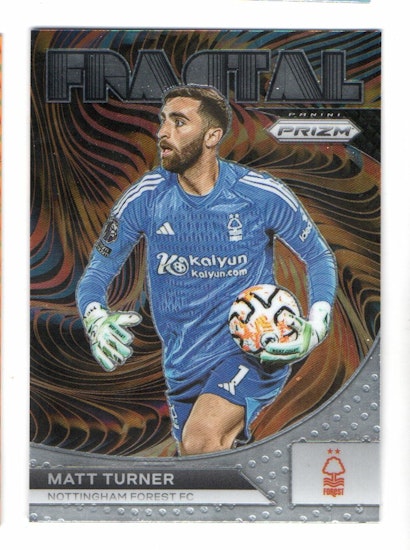 2023-24 Panini Prizm English Premier League Fractal #16 Matt Turner (20-D3-NOTTINGHAM)