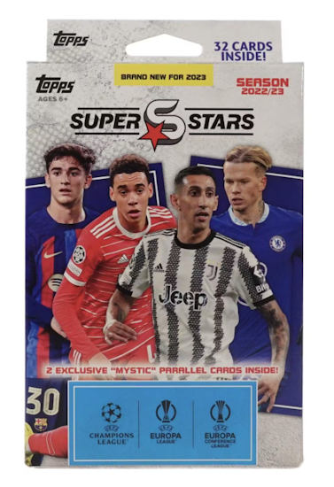 2022-23 Topps UEFA Superstars Soccer (Hanger Box)