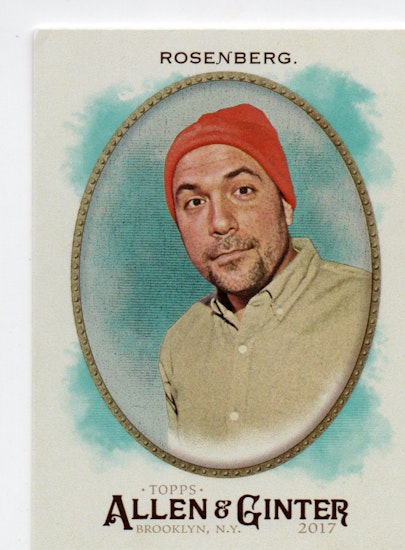 2017 Topps Allen and Ginter Hot Box Foil #32 Peter Rosenberg (10-T7-OTHER)