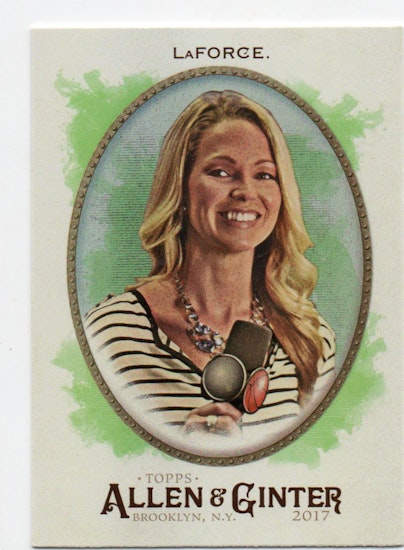 2017 Topps Allen and Ginter Hot Box Foil #67 Allie LaForce (10-T9-OTHER)