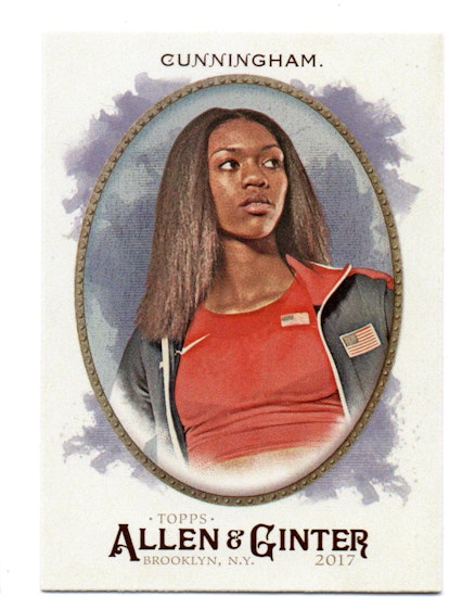 2017 Topps Allen and Ginter Hot Box Foil #70 Vashti Cunningham (10-T7-OTHER)