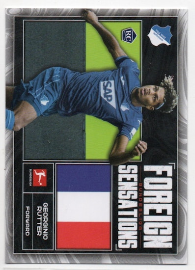 2021-22 Topps Bundesliga Foreign Bundesliga Sensations #FBSGR Georginio Rutter (10-T3-HOFFENHEIM)