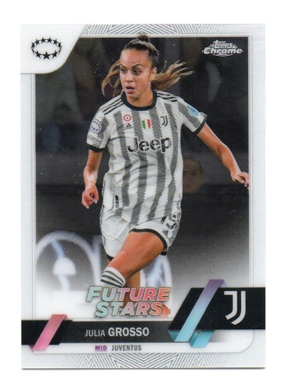 2022-23 Topps Chrome Sapphire UEFA Women's Champions League #92 Julia Grosso FS (10-T3-JUVENTUS)