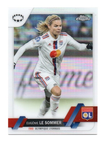 2022-23 Topps Chrome UEFA Women's Champions League Refractors #3 Eugenie Le Sommer (12-T10-LYON)