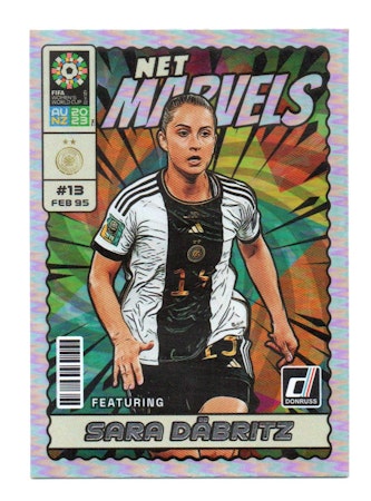 2023 Donruss Women's World Cup Net Marvels #11 Sara Daebritz (10-T3-GERMANY)