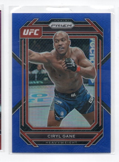 2023 Panini Prizm UFC Prizms Blue #115 Ciryl Gane (25-C9-UFC)