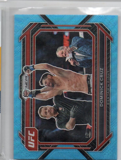 2023 Panini Prizm UFC Prizms Blue Wave #90 Dominick Cruz (25-C9-UFC)