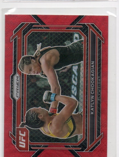 2023 Panini Prizm UFC Prizms Red #35 Katlyn Cerminara (15-C9-UFC)