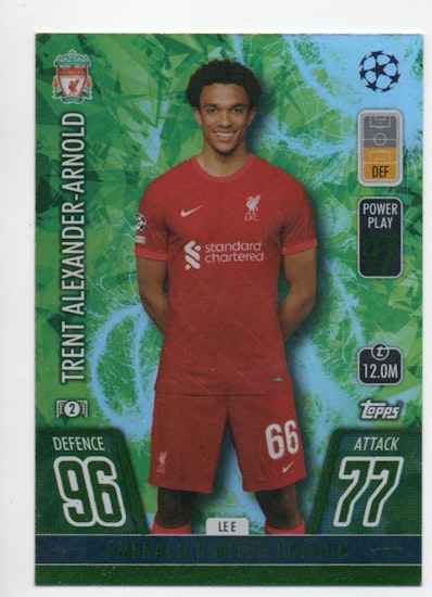 2021-22 Topps Match Attax Limited Edition Emerald #LEE Trent Alexander-Arnold (20-T11-LIVERPOOL)