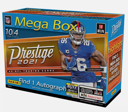 2021 Panini Prestige Football (Mega Box)