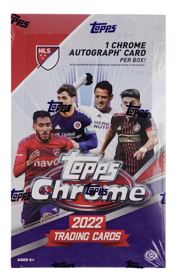 2022 Topps Chrome MLS Major League Soccer (Hobby Box)