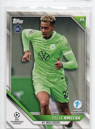 2021-22 Topps UEFA Champions League 1st Edition #103 Felix Nmecha (12-V5-WOLFSBURG)