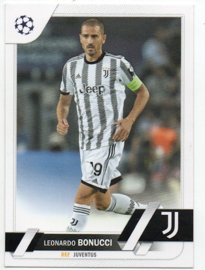 2022-23 Topps UEFA Club Competitions #39 Leonardo Bonucci (5-U2-JUVENTUS)