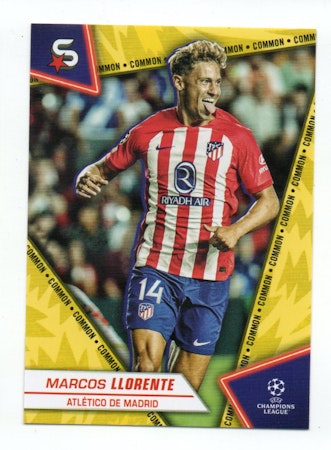 2023-24 Topps Superstars #23 Marcos Llorente (10-T6-ATLETICOMADRID)