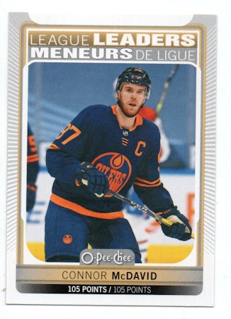 2021-22 O-Pee-Chee #584 Connor McDavid (30-W4-OILERS)