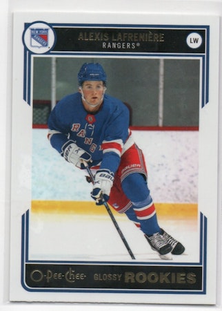 2020-21 Upper Deck OPC Glossy Rookies #R15 Alexis Lafreniere (30-W7-RANGERS)