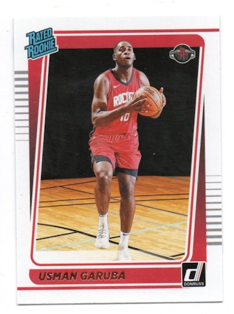 2021-22 Donruss #238 Usman Garuba RR RC (10-W7-NBAROCKETS)