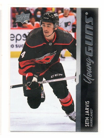 2021-22 Upper Deck #745 Seth Jarvis YG RC (100-W5-HURRICANES)