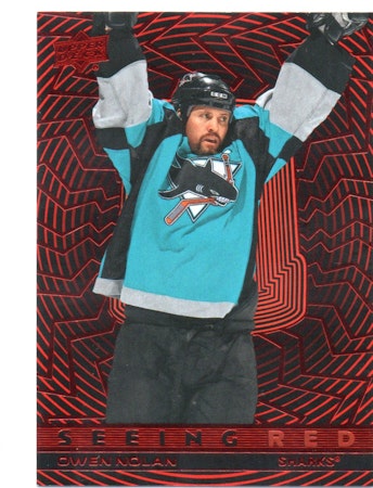 2023-24 Upper Deck Seeing Red #SR11 Owen Nolan (12-W7-SHARKS)