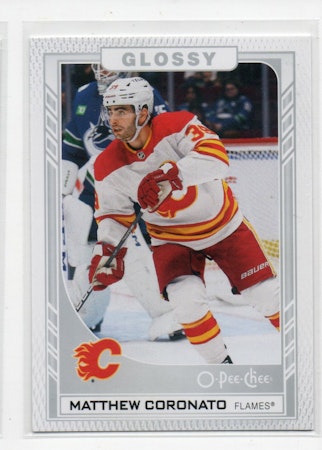 2023-24 Upper Deck OPC Glossy #R42 Matthew Coronato (15-W7-FLAMES)