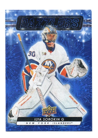 2023-24 Upper Deck Dazzlers Blue #DZ94 Ilya Sorokin (15-W6-ISLANDERS)