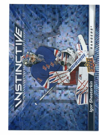 2023-24 Upper Deck Instinctive Sparkle #IN2 Igor Shesterkin (25-W7-RANGERS)