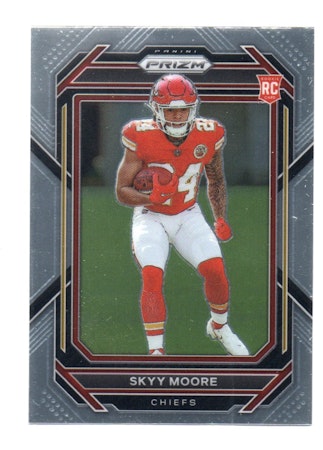 2022 Panini Prizm #331 Skyy Moore RC (10-X1-NFLCHIEFS)