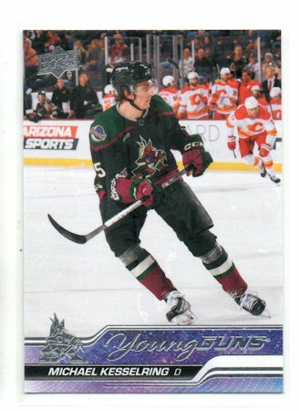 2023-24 Upper Deck #481 Michael Kesselring YG RC (30-X2-COYOTES)