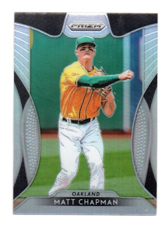 2019 Panini Prizm Prizms Silver #140 Matt Chapman (12-X12-MLBATHLETICS)