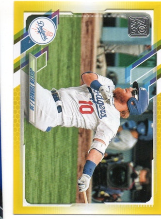 2021 Topps Walgreens Yellow #370 Justin Turner (12-X12-MLBDODGERS)