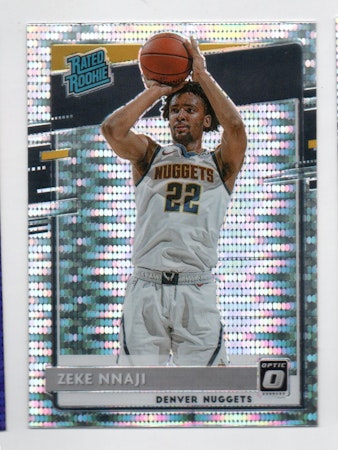 2020-21 Donruss Optic Target Box Set #172 Zeke Nnaji RR (20-X14-NBANUGGETS)