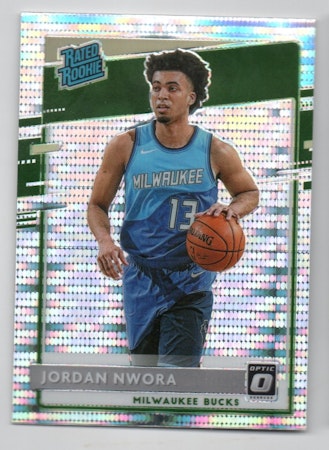 2020-21 Donruss Optic Target Box Set #189 Jordan Nwora RR (20-X10-NBABUCKS)