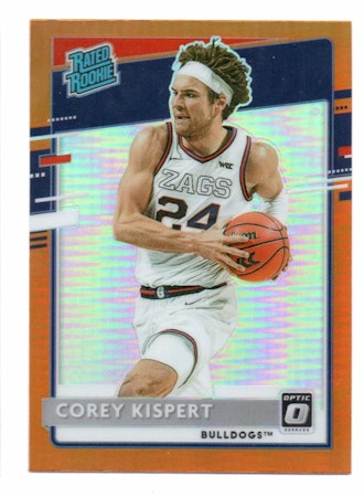 2021-22 Panini Chronicles Draft Picks Orange #208 Corey Kispert Donruss Optic (20-X5-NBAOTHERS)