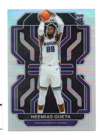 2021-22 Panini Prizm Prizms Silver #316 Neemias Queta (15-X9-NBAKINGS)