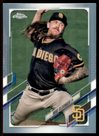 2021 Topps Chrome Refractors #130 Mike Clevinger (12-Y1-MLBPADRES)