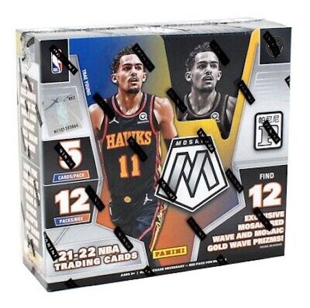 2021-22 Panini Mosaic Basketball (International H2 Hobby Box)