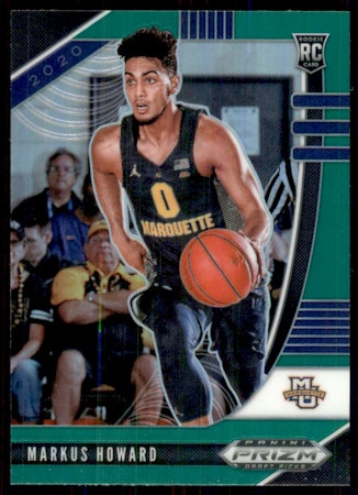 2020-21 Panini Prizm Draft Picks Prizms Green #80 Markus Howard (10-Y8-NBAOTHERS)