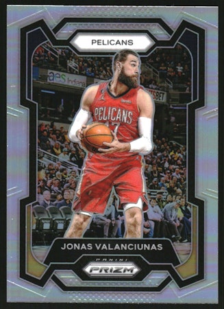 2023-24 Panini Prizm Prizms Silver #289 Jonas Valanciunas (15-Y9-NBAPELICANS)