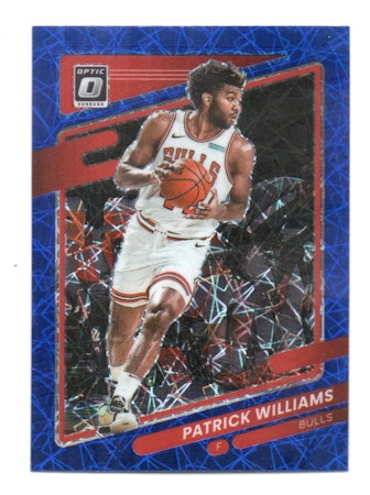 2021-22 Donruss Optic Blue Velocity #17 Patrick Williams (15-Y6-NBABULLS)