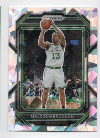 2022-23 Panini Prizm Prizms Ice #6 Malcolm Brogdon (15-X4-NBACELTICS)