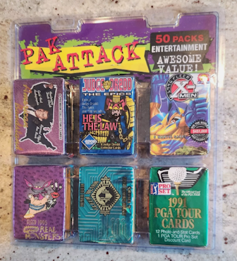 Pak Attack - 50 Assorted Packs of Sports & Non-Sports Trading Cards (Varierande Paket)