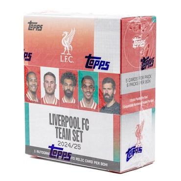 2024-25 Topps Liverpool FC (Official Team Set Box)