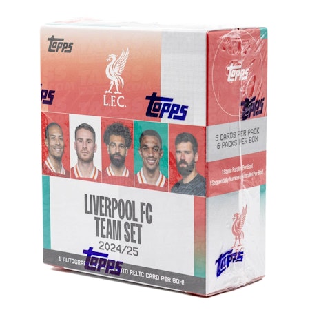 2024-25 Topps Liverpool FC (Official Team Set Box)