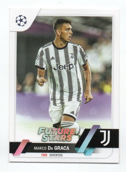2022-23 Topps UEFA Club Competitions #101 Marco Da Graca FS (15-X12-SOCCERJUVENTUS)