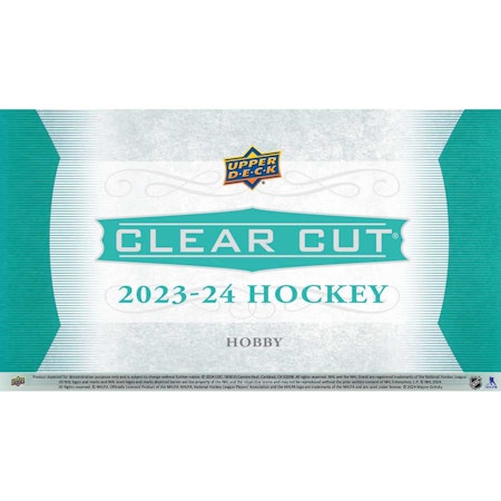 2023-24 Upper Deck Clear Cut (Hobby Box)