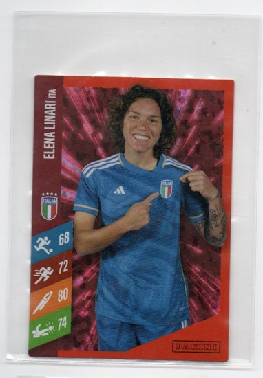 2023 Panini Family McDonald's FIFA Women's World Cup Stickers #NA Elena Linari (100-AA2-SOCCERITALY) UNCERTAIN SET