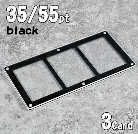 3-card Magnetic Display Frame Case Holder 35pt 55pt One-Touch